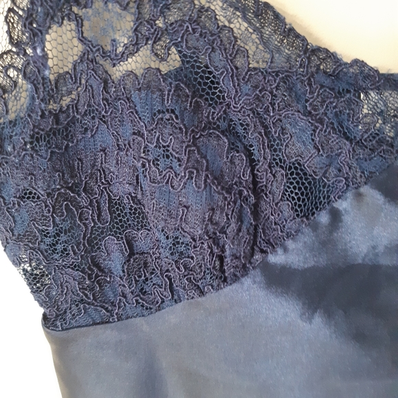 La Senza vintage sleepwear lingerie 2 piece sets. Navy blue. Size Medium… - Picture 3 of 6